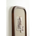 thumbnail image 3 of Kate and Laurel Hutton Transitional Wall Pinboard, 12 x 24, Dark Walnut, Modern Rounded Rectangle Wall Organizer for Use as Cork Board, Vision Board, or Bulletin Board, 3 of 8