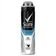 PACK OF 4 - Sure For Men Antiperspirant Invisible Ice (150 Millilitre)