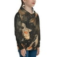 thumbnail image 3 of Fotbe Koi Fish Tranquility Pattern Youth Pullover Hooded Sweatshirt, Boys Hoodie, Kangaroo Pocket Hoodie for Kids Girls -Medium, 3 of 6