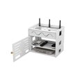 thumbnail image 5 of Yuarrent Router Storage Box Wall-mounted Set-Top Box Bearing Shelf Panel Bracket Strong Lightweight Storage Capacity Portable Patch Rack Almacenamiento y organización del hogar Yuarrent HA021045-00, 5 of 5
