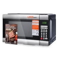 thumbnail image 1 of 1.1 Cu.Ft Stainless Steel Countertop Microwave Oven, Built-in Inverter Technology with LED Lighting, 1000W, Safety Lock, Glass Turntable, 1 of 7