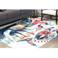 thumbnail image 2 of Personalized Gifts Rug, Elephant Painting Rugs, Modern Rugs, Door Mat Rug, Animal Rug, Abstract Elephant Rug, Front Door Rugs, Large Rug, 3.9'x5.9' - 120x180 cm, 2 of 8