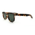 thumbnail image 6 of Gentlemanly Retro Horn Rim Hipster Fashion Plastic Sunglasses [Tortoise - Green], 6 of 7