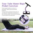 thumbnail image 3 of Four Tube Home Rope Pedal Exerciser Tractor Elastic Calf Rope Sit-ups Abdomen Leg Tensioner Foot Puller, 3 of 7