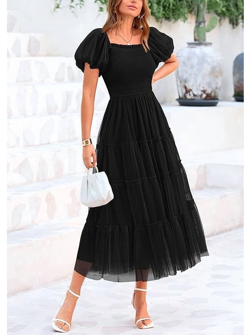 elegant white dresses midi Avec Les Filles Women's Broderie Anglaise Midi Dress - White