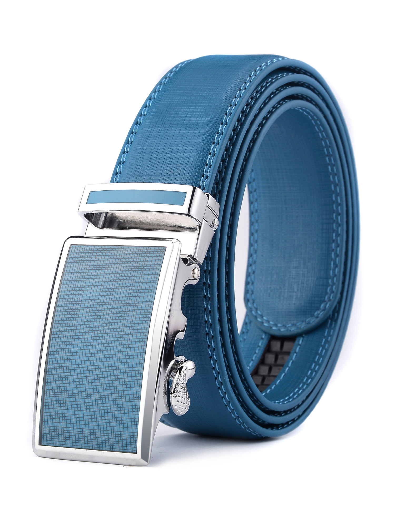 Nike - Mens Ratchet Color Belt Automatic Buckle Genuine Leather belt ...