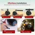 thumbnail image 4 of Pyle 4" Off-Road Bluetooth Waterproof Speakers – 800W Peak Amplified Speaker System for ATV, UTV, Golf Cart & Boat, AUX Input, Compatible with All 12V Vehicles, Rugged Outdoor Design (Black), 4 of 5