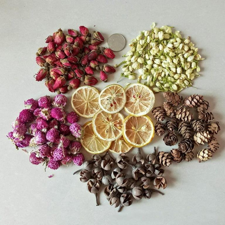 Real Dried Pressed Flowers Dry Plants Fruits for Aromatherapy