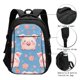 thumbnail image 3 of Balery Cute Pig Flowers Mochila con carga USB para hombre y mujer - Mochila impermeable y antirrobo para laptop con puerto USB para viajes, trabajo, 3 of 7