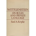 thumbnail image 1 of Pre-Owned Wittgenstein on Rules and Private Language: An Elementary Exposition (Paperback) 0674954017 9780674954014, 1 of 1