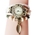 thumbnail image 1 of Montre pour Femmes Enfants Rétro à Remontage en Cuir Bracelet Pendentif Feuille WH, 1 of 5