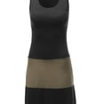 thumbnail image 3 of FashionOutfit Women's Casual Soft Stretch Bold Striped Sleeveless Maxi Dress Made in USA, 3 of 4
