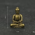 thumbnail image 2 of Estatua de Buda decorativa Perfecl Ídolo de meditación latón Pequeña, 2 of 8