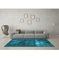 thumbnail image 3 of Ahgly Company Indoor Rectangle Oriental Light Blue Industrial Area Rugs, 4' x 6', 3 of 4