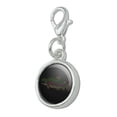 thumbnail image 2 of Rainbow Trout Fish Dots Spots Pattern Antiqued Bracelet Pendant Zipper Pull Charm with Lobster Clasp, 2 of 4