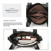 KL928 PU Leather Purses and Handbags for Women Multi-Pocket Crossbody Bag with Adjustable Straps