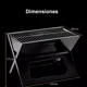 thumbnail image 3 of Parrilla Asador Portatil Plegable KITCHENES Carbon Camping Picnic, 3 of 10
