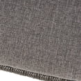 thumbnail image 4 of Noble House Lehrman 3 Piece Outdoor Glass Top Conversation Set in Gray, 4 of 13