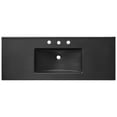 thumbnail image 5 of Modway Cayman Modern 48" Bathroom Sink in Black With Rectangular Basin, 5 of 5