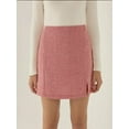 thumbnail image 2 of Solid Mini Slit Skirt, 2 of 6