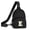 Black, variant on Sling Bag for Girls - Birthday Gifts for 9 10 11 12 13 Year Old Girl, Birthday Gifts for Girl Daughter Sister, Initial Cross Bags for Girls Women Sling Belt Bag Purse(Pink A)