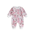 thumbnail image 1 of xiaxaixu Combinaison pour Bébé Filles, Manches Longues Col Rond Imprimé Père Noël Vêtements de Noël, 1 of 8