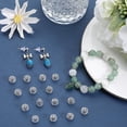 thumbnail image 4 of 100Pcs Spiral Bead Cage Charms Pendants Hollow Spring Ball Charms Silver Round Stainless Steel with Hole for Jewelry Making Findings DIY Craft Supplies Necklaces Earrings Bracelet 11x8mm Gold, 4 of 5