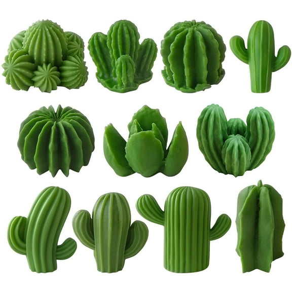 JDH silicone Cactus Aromatherapy Silicone Mold Handmade Cup Wax Cactus Succulent Candle Mold DIY Dropping Resin Ornament Home Decoration