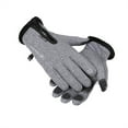 thumbnail image 4 of Soidarity 1 par de guantes térmicos impermeables a prueba de viento para montar en bicicleta, correr, esquiar, Protector de manos aislado, Escalada Gris METRO, 4 of 6