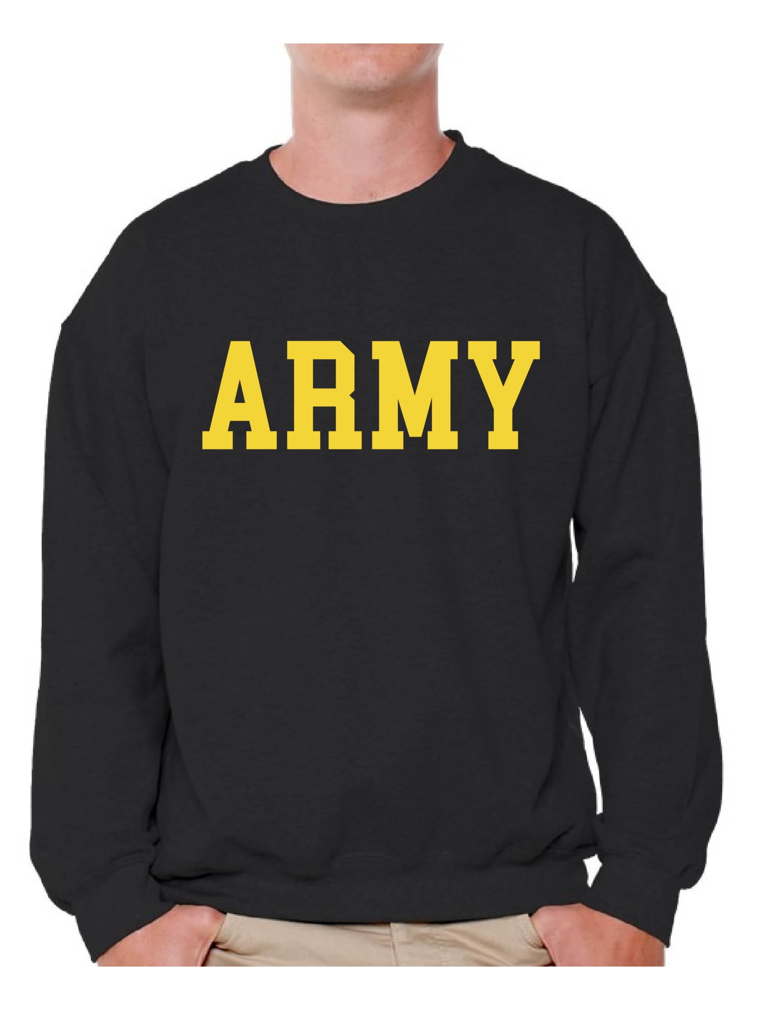 mens military style sweater