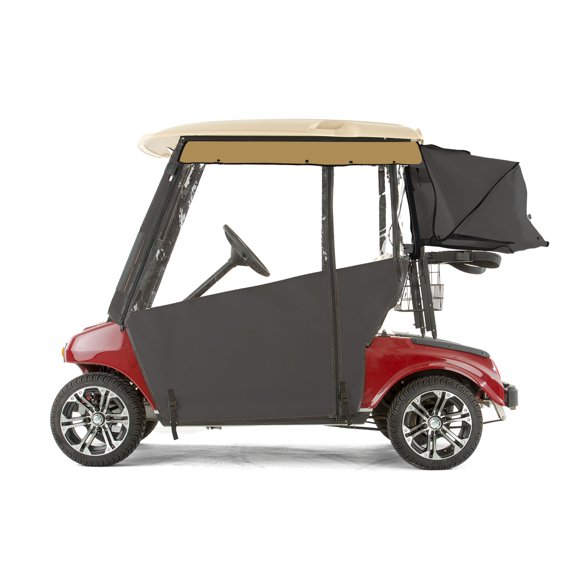 Club Car DS Golf Cart PRO-TOURING Sunbrella Track Enclosure - Black