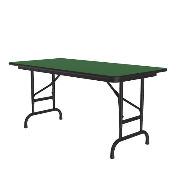 Correll Adjustable Height High Pressure Top Folding Table 24x48"