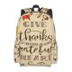 thumbnail image 2 of Disketp Thanksgiving With A Grateful Heart Mochila Escolar de Gran Capacidad y Peso Ligero, Mochila de Viaje Ideal para Escuela, Trabajo y Uso Diario, Cómoda y con Estilo, 2 of 8