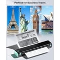 thumbnail image 2 of Impresora portátil sin tinta Phomemo para viajes: impresora térmica inalámbrica compatible con teléfono y portátil. Compatible con papel térmico tamaño carta de 8,5" x 11". Incluye estuche de transpor, 2 of 5