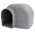 thumbnail image 2 of (2 pack) Outback Igloo Dog House, Heavy Duty Durable Plastic, Outdoor Use, Leak-Resistant, Gray, For Dogs up to 90 lbs, Extra Large, 33" L, 2 of 14