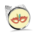 thumbnail image 1 of Mascara naranja Feliz Carnaval de Venecia Anillo de compromiso de boda de amor ajustable Unbranded M, 1 of 3