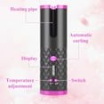 thumbnail image 6 of Hair Curler, Automatic Cordless Auto Hair Curler, Rechargeable Portable Hair Curler with 6 Temps & Timers, Ceramic Rotating Curling Wand for Hair Styling, 6 of 7