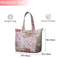 thumbnail image 4 of Pioneer Flower Floral Print Pattern Travel Tote Bags for Women Carry On,Large Weekender Bags for Women Travel,Multi Functional Duffle Bag for Work,Shopping,Sports, 4 of 5
