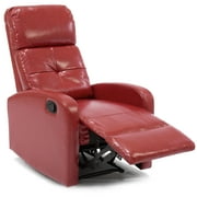 Red Leather Reclining Chair best choice products home theater leather recliner chair (red Red Leather Reclining Chair best choice products home theater leather recliner chair (red
