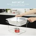 thumbnail image 7 of ALPHA LIVING Disposable Chafing Dish Buffet Set, Food Warmers for Parties, Fuel Cans Complete, 7 of 7