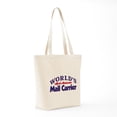thumbnail image 7 of CafePress - World's Most Awesome Mail Carrier Tote Bag - Unisex Canvas Tote Bag, Beige, 1-Piece, 7 of 7