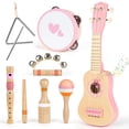 thumbnail image 1 of Set de instrumentos musicales Vanplay Kids Guitar para niñas de 2 a 5 años, 1 of 7