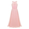thumbnail image 2 of CHICTRY Kids Girls Chiffon Party Dress Cutout Back Bridesmaid Pageant Ball Gown, 2 of 7