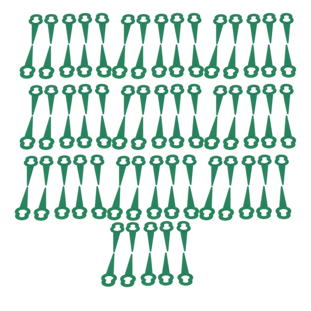 Cuchilla de plástico para cortacésped fácil de instalar verde 100 Uds cuchilla portátil para cortacésped accesorio para cortacésped profesional para el hogar LHCER Otros