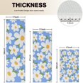 thumbnail image 4 of Blue Daisy Flower Green Leaves Pattern Kitchen Rugs Sets Of 3,Kitchen Runner Rugs Non Skid Washable,Decorative Kitchen Floor Mats for Kitchen,Sink,Laundry,17"x30"+ 17"x47" + 17"x59", 4 of 6