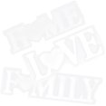 thumbnail image 2 of 3pcs Letter HOME FAMILY LOVE Mold Silicone Resin Mold Epoxy Resin Decoration Making Mold, 2 of 9
