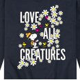 thumbnail image 3 of Peanuts - Explorer Snoopy Men's Long Sleeve Adventurous Camper Fleece Sweatshirts, 3 of 6