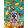 thumbnail image 1 of Goldendoodle Blonde - Hippie Hound Studios Fall House Flag, 1 of 1