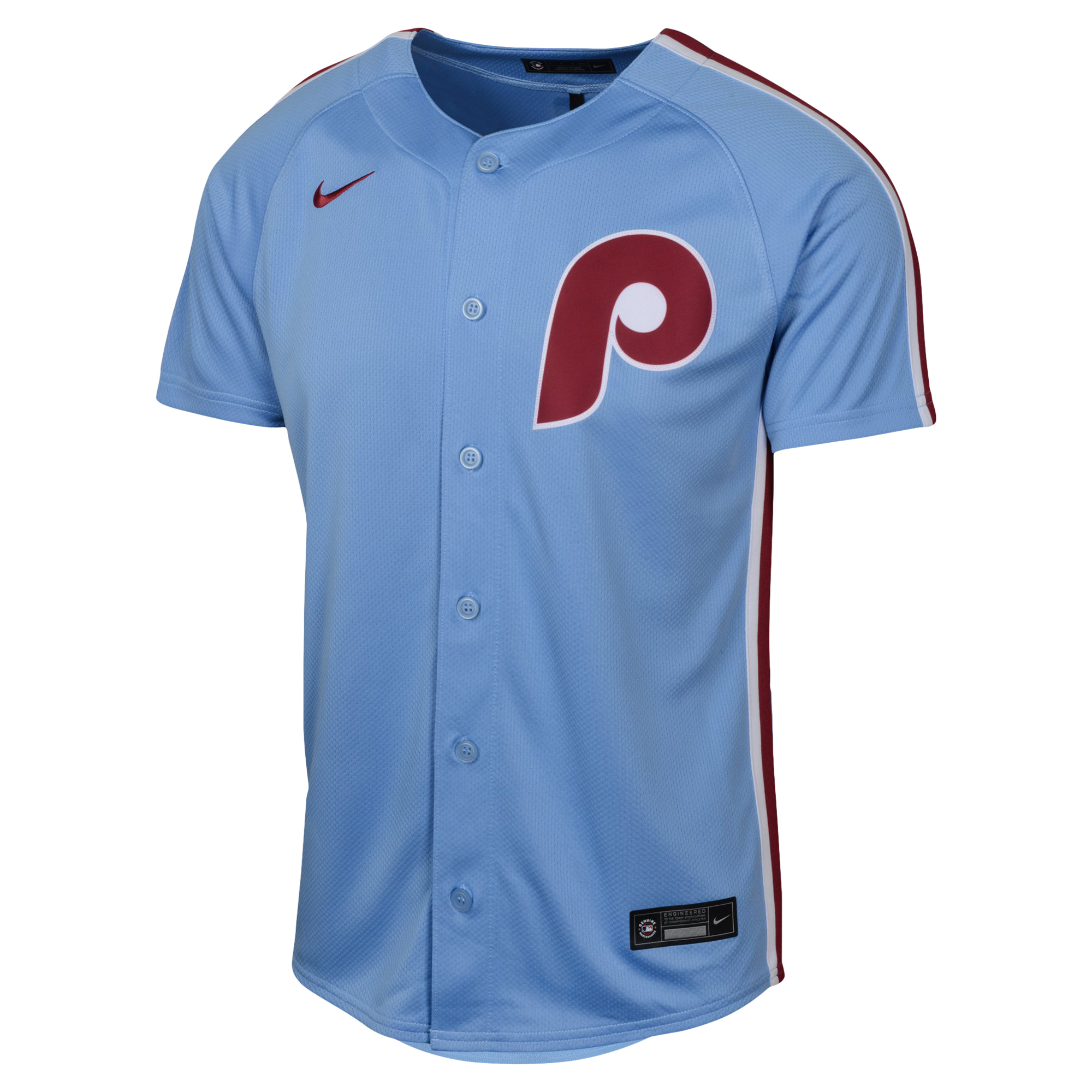 Youth Nike Light Blue Philadelphia Phillies Alternate Limited Jersey ...