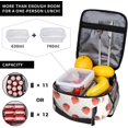 thumbnail image 3 of Strawberry Polka Insulated Lunch Bag, Reusable Lunch Box Tote Bag For Office Work Picnic Travel Women/Men, 3 of 6